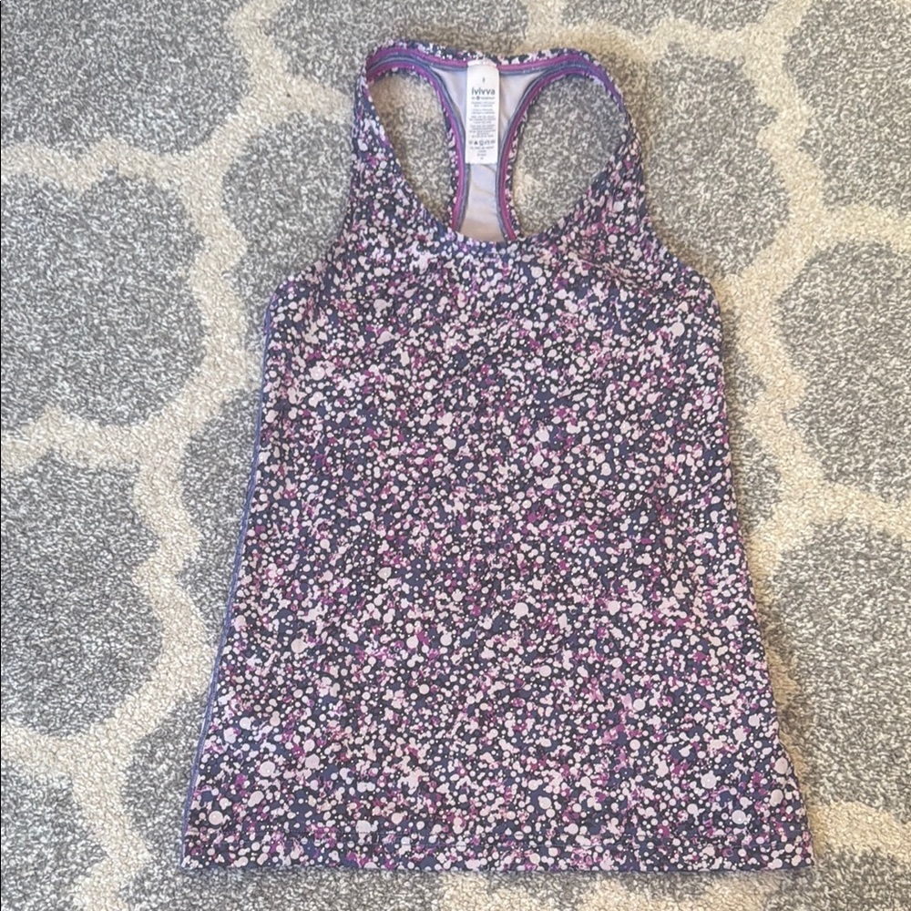Ivivva Floral Racerback Tank Top
